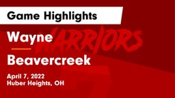 Wayne  vs Beavercreek  Game Highlights - April 7, 2022