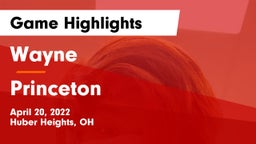 Wayne  vs Princeton  Game Highlights - April 20, 2022