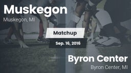 Matchup: Muskegon vs. Byron Center  2016