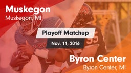 Matchup: Muskegon vs. Byron Center  2016