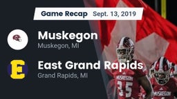 Recap: Muskegon  vs. East Grand Rapids  2019