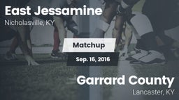 Matchup: East Jessamine vs. Garrard County  2016