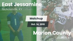 Matchup: East Jessamine vs. Marion County  2016
