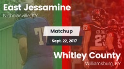 Matchup: East Jessamine vs. Whitley County  2017