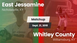 Matchup: East Jessamine vs. Whitley County  2018