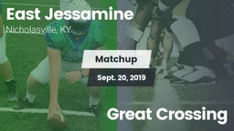 Matchup: East Jessamine vs. Great Crossing  2019