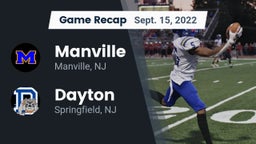 Recap: Manville  vs. Dayton  2022