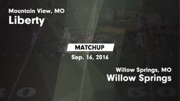 Matchup: Liberty vs. Willow Springs  2016