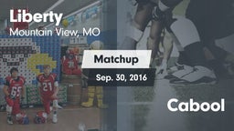 Matchup: Liberty vs. Cabool 2016