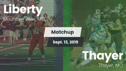 Matchup: Liberty vs. Thayer  2019