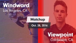 Matchup: Windward vs. Viewpoint  2016