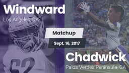 Matchup: Windward vs. Chadwick  2017