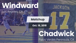 Matchup: Windward vs. Chadwick  2018