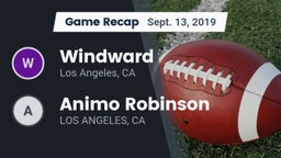 Recap: Windward  vs. Animo Robinson  2019