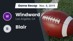 Recap: Windward  vs. Blair  2019