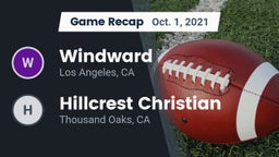 Recap: Windward  vs. Hillcrest Christian   2021