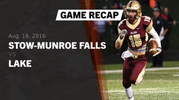 Recap: Stow-Munroe Falls  vs. Lake  2016