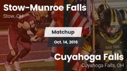 Matchup: Stow-Munroe Falls vs. Cuyahoga Falls  2016