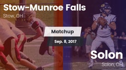 Matchup: Stow-Munroe Falls vs. Solon  2017