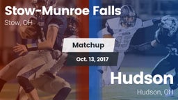 Matchup: Stow-Munroe Falls vs. Hudson  2017