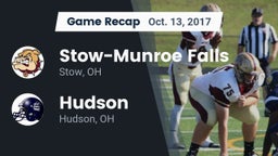 Recap: Stow-Munroe Falls  vs. Hudson  2017