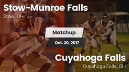 Matchup: Stow-Munroe Falls vs. Cuyahoga Falls  2017