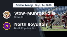 Recap: Stow-Munroe Falls  vs. North Royalton  2018