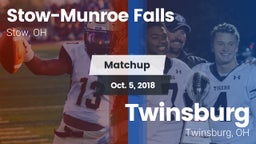 Matchup: Stow-Munroe Falls vs. Twinsburg  2018
