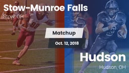 Matchup: Stow-Munroe Falls vs. Hudson  2018