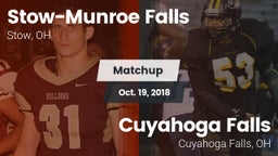 Matchup: Stow-Munroe Falls vs. Cuyahoga Falls  2018
