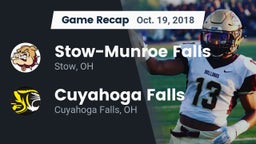 Recap: Stow-Munroe Falls  vs. Cuyahoga Falls  2018