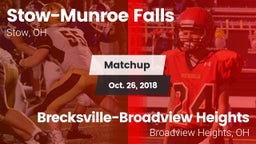 Matchup: Stow-Munroe Falls vs. Brecksville-Broadview Heights  2018