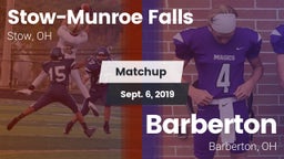 Matchup: Stow-Munroe Falls vs. Barberton  2019