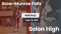 Matchup: Stow-Munroe Falls vs. Solon High 2019