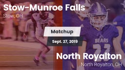 Matchup: Stow-Munroe Falls vs. North Royalton  2019