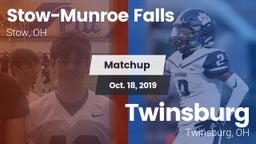 Matchup: Stow-Munroe Falls vs. Twinsburg  2019