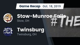 Recap: Stow-Munroe Falls  vs. Twinsburg  2019