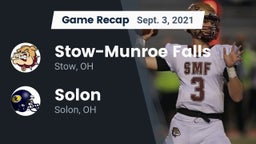 Recap: Stow-Munroe Falls  vs. Solon  2021