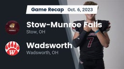 Recap: Stow-Munroe Falls  vs. Wadsworth  2023