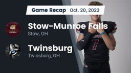 Recap: Stow-Munroe Falls  vs. Twinsburg  2023