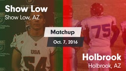 Matchup: Show Low vs. Holbrook  2016