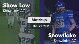 Matchup: Show Low vs. Snowflake  2016