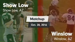 Matchup: Show Low vs. Winslow  2016