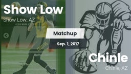 Matchup: Show Low vs. Chinle  2017