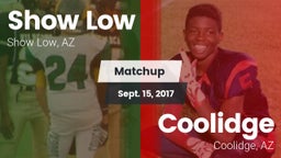 Matchup: Show Low vs. Coolidge  2017