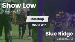 Matchup: Show Low vs. Blue Ridge  2017