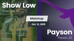 Matchup: Show Low vs. Payson  2018
