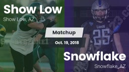 Matchup: Show Low vs. Snowflake  2018