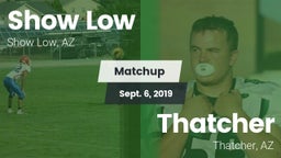 Matchup: Show Low vs. Thatcher  2019