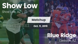 Matchup: Show Low vs. Blue Ridge  2019